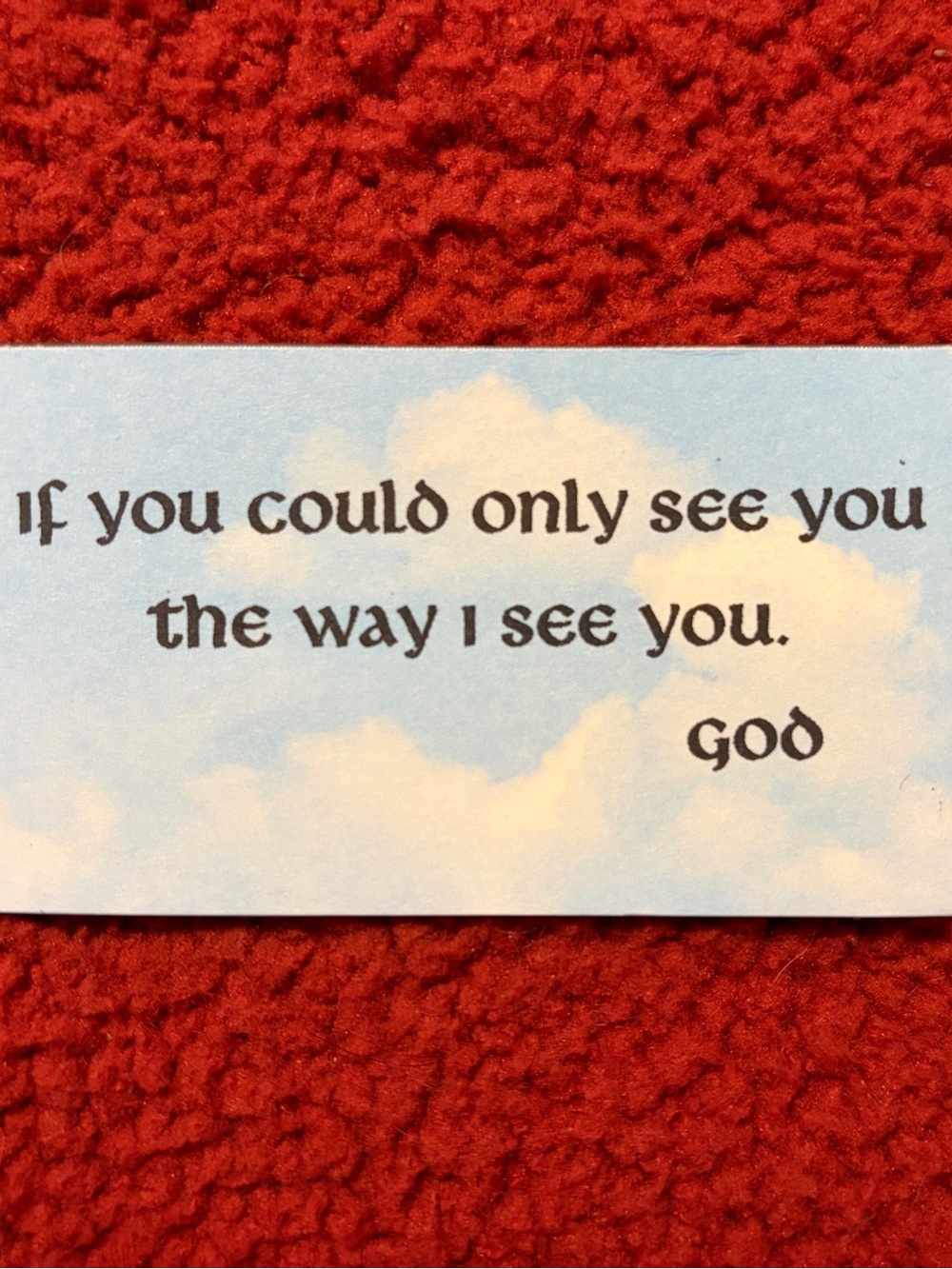 Messages from God magnet